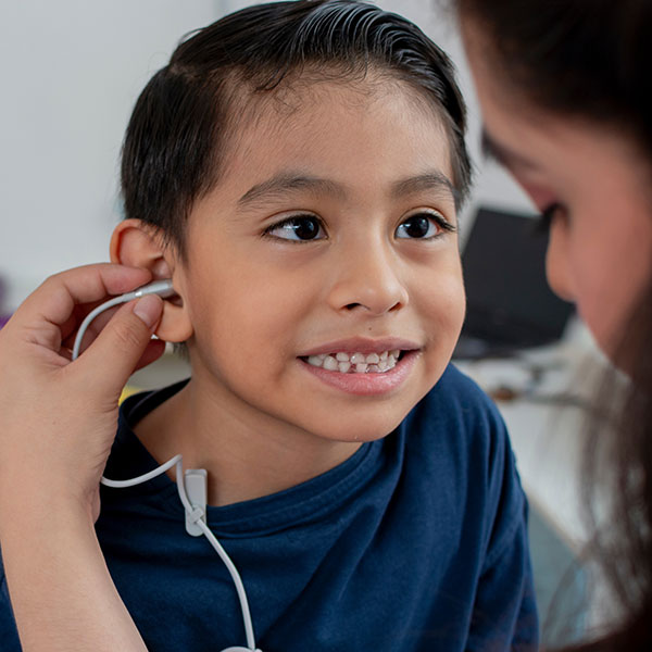 Hearing screenings are part of our free developmental screening program.